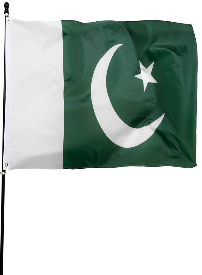 DANF FLAG DANF Pakistan Flag 3ftx5ft Polyester PAKISTANI National Banner - Image 2